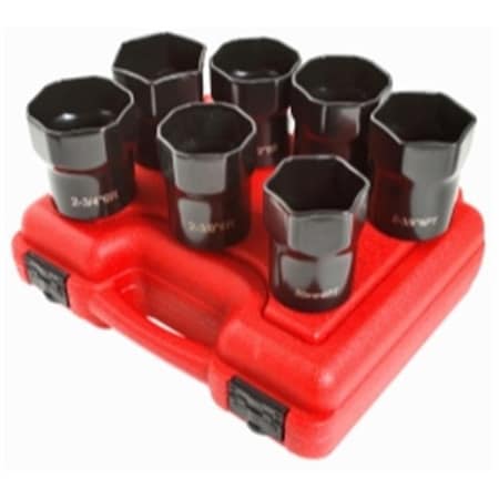Sunex Sunex SUN2847 Wheel Bearing Lock nut Socket Set - 7 Piece SUN2847